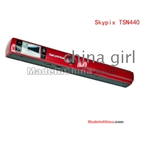 Mini Scanner Handy Scanner Skypix TSN440 Portable Scanner A4 LCD Screen Scanner 900DPI Can Scan to PDF with Preview Screen  Card