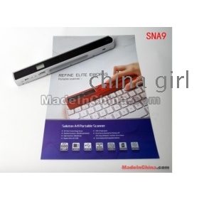 2012 Newest SNA9 A4 Size Document Portable Scanner Mini Handy Scanner Paper Handheld Scanner build in li-polymer battery 600DPI color &mono 