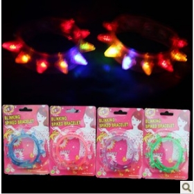 Luminous party eight lamp bracelet fluorescence hand ring bar flash bracelet colorful LED lamp by hand ring 