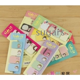 South Korea sell like hot cakes stationery 12 g  message post-it N times stick SKD 4 this outfit girl note pads 