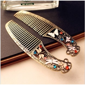 Palace comb hair tools 8088 jewelry toilet to restore ancient ways butterfly dragonfly hair comb restoring ancient ways 