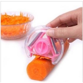 Triad paring knife with three rotation can be hung round peeler thread machine 