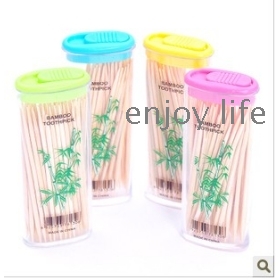 Portable toothpick box of bamboo toothpicks lighter type can carry C977 