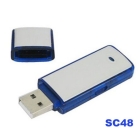 Free shipping 4GB USB Mini Digital SPY Audio Voice Recorder Dictaphone Flash Drive 