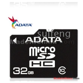 32GB Micro SD Card MicroSD 32GB  Memory Card  ADATA CLASS 10