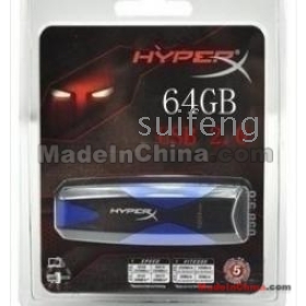 HyperX 2.0 64GB USB Flash Memory Pen Drive Drives Stick Sticks Pendrives 64GB USB 2.0 HyperX 2.0  +gift