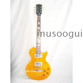 New Brand Electric Guitar With Maple Top In Nature Color