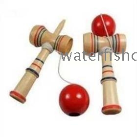 Kendama Ball wooden toys Fitness Balls Japanese sword skills children's puzzle toy sword jade hand eye coordination exercise ball family toys red blue Fitness Balls 10pcs/l