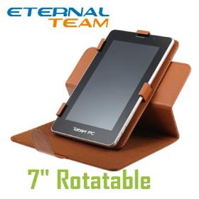 7" Rotatable Leather Case