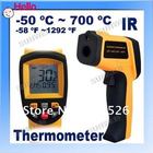 Non-Contact Industrial LCD Infrared Laser IR Thermometer Digital -50~700 centigrade freeshipping dropshipping 1669