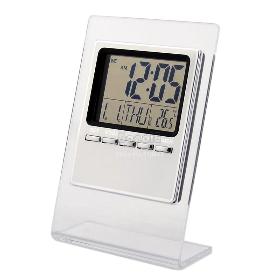 5pcs/Lot Wholesale High Quality Digital Alarm Clock With Thermometer Calendar Snooze 19105 B002