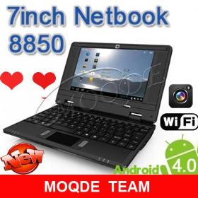 Express Fast Ship Android 4.0 WIFI 512/4GB 7" Notebook 8850 Laptop