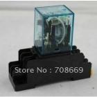 10 Set 220V AC Coil Power Relay MY3NJ HH53P-L 11Pin 3NO 3NC 5A With Socket Base