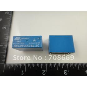 10pcs SMI-24VDC-SL-2C DC 24V 5A 250V 8PIN Power Relay