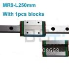 linear guide rail MR9 -L250mm+1pcs blocks carriage # HIWIN MGN9C TYPE