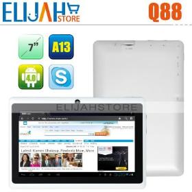 Most Popular tablet 7 Q88 Android 4.0 MID 7" Capacitive Allwinner A13 4GB Camera Cheapest 7 Q8