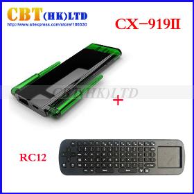 'Z CX-919 II Quad core android MINI PC tv stick 2GB/8GB CX-919II Dual wifi antenna built in bluetooth + Fly air mouse RC12