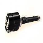 2013 3 Car adjustable cigarette Socket Charger Adapter free shipping # 9533