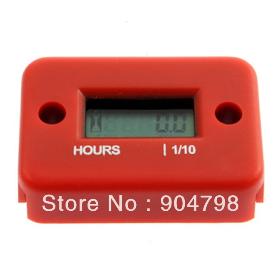 1pcs red Hour Meter for Dirt Quad Bike ATV Motorcycle Snowmobile Worldwide FreeShipping