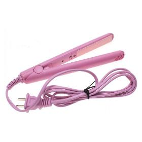 FREE SHIPPING,Mini Pink Electronic Hair Straightener Straightening Flat Iron with Retailed Box ,drop shipping E059