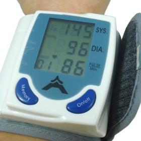 100% Grarantee New Upper Arm Digital Automatic Electronic Wrist Blood Pressure Monitor Meter Free Shipping&Drop shipping
