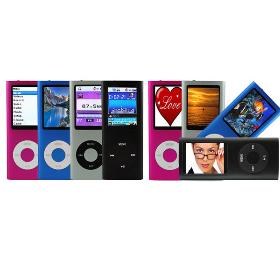Good quality- New 8GB 4th Gen MP4 Player 1.8'' Video Radio FM MP3 MP4 3pcs/lot