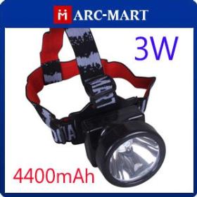 Hot Portable 3W KL4.4LM LED Miner Headlight Free Shipping #HK127