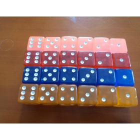 NEW ARRIVAL ! 19*19*19MM Acryl Game Dice for Gambling dice & Color random
