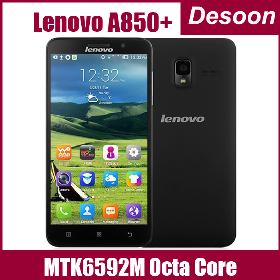 In Stock Lenovo A850+ Smart Phone Android 4.2 MTK6592M Octa Core 1GB 4GB ROM 5.5" IPS Screen 960*540 Camera 5.0MP GPS/ Laura