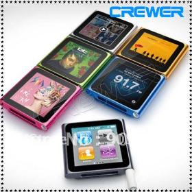 new mp3 player 8GB 1.5 inch screen With FM,TEXT reader,Audio recorder in box Free shipping