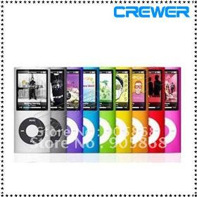NEW 9 COLORS 8GB FM VIDEO 4TH GEN MP3 MP4 PLAYER FREE SHIP