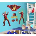 Super Iron Man Hero The Avengers Art Vinyl Wall Stickers Decal Kids Home Decor