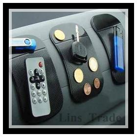 Free shipping New 5PCS/Lot magic car sticky pad anti slip mat silica gel for iphone5 4s mp3 mp4 #8092