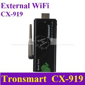 2GB Tronsmart CX-919 rockchip rk3188 quad core mini PC android TV stick dongle 8GB bluetooth HDMI external WiFi atenna XBMC
