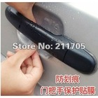 free shipping 4 x Invisible Clear Adhesive Car Door Handle Paint Scratch Protection Film Sheet