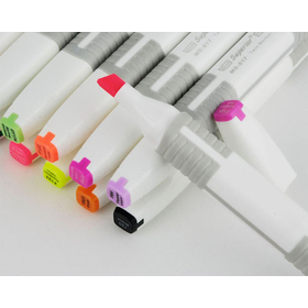 Freeshipping!!Superior Marker pens Twin Marker 170 pens with bag,much cheaper than Finecolour!!