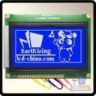 Free Shipping,2pcs/lot,1284 Graphic LCD Display Module,S6B0107,S6B0108 Controller,White on Blue,Gold Plated PCB,Wide Temp