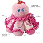 BRUIN Bowen pink octopus toys, toys early education dressing mirror with safety ring paper toys retail