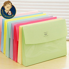 free shipping stationery a4 file bag storage bag A4 paper bags cute smile office documents Pouch