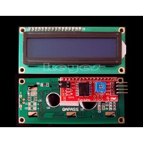 Freeshipping IIC/I2C 1602 LCD module bluescreen 2pcs/lot (it is 2set)