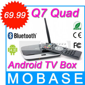Q7(CS918/888/888B/918/K-R42/T-R42 All in One) Android 4.2 TV Box Quad Core Smart IPTV Receiver Media Player HDMI WiFi XBMC