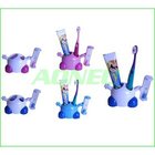 Free shipping 10/lot Cute Cartoon 3 Minutes Hourglass Toothbrush Holders/Stand with Sand timer Useful Household Goods