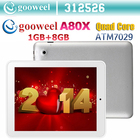 Gooweel A80Xs 8 inch ATM7029 Quad core tablet 8