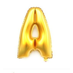14"/35cm Gold Letter A Foil Letter Ballons Ballons Full A-Z 26 letters Party Birthday Wedding Decoration Party Supplies Q01-1