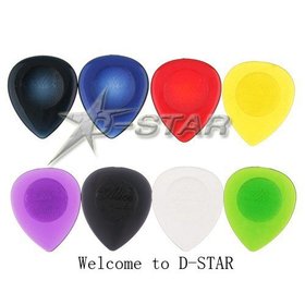 Free Shipping 12pcs Alice Durable Clear Celluloid Bass Guitar Picks 3mm/2mm/1mm
