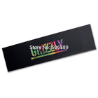 free shipping skateboard griptape breathable holes size 84x23cm Grizzly colorful logo