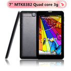 New cheap free shipping 7 inch MTK8382 Quad core 3g phablet 1G 8G Android 4.2 bluetooth GPS wifi dual cameras phone tablet pc