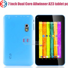 Free shipping 7'' allwinner A23 Dual Core 512M 4G Dual Cameras Capacitive Screen Android 4.2 tablet with flashlight