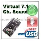 USB Mic/Speaker 7.1 3D Audio Sound Card Adapter