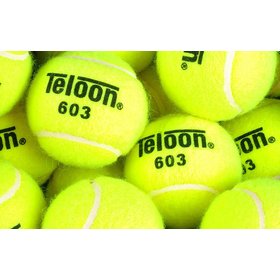 Tennis practice ball for hard ground,teloon 603 tennis ball,Diameter 63.5-66.7mm,wholesale,15 pieces/lot